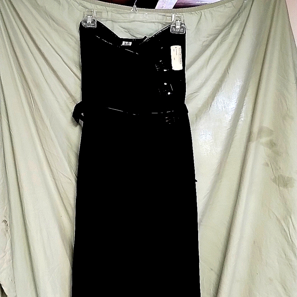 Jean Paul Gaultier black strapless dress size 4